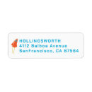 Search for comic return address labels Red