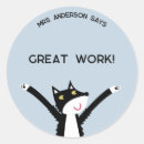 Search for funny cat stickers School