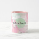Search for pink and mint mugs For her