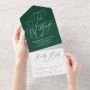 Search for emerald invitations Calligraphy