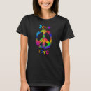 Search for peace womens tshirts Retro