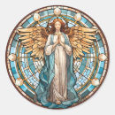 Search for stained glass window stickers Angel