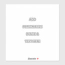 Search for large logo stickers Create your own