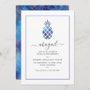 Search for pineapple birthday invitations Silver