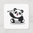 Search for panda bear business cards Bamboo
