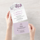 Search for purple border wedding invitations Simple