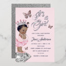 Search for african american princess baby shower invitations Pink