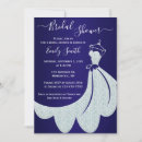 Search for royal blue bridal shower invitations Party
