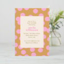 Search for polka dot baby shower invitations Pink and gold