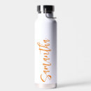 Search for label water bottles White
