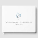 Search for dusty blue guest books Elegant