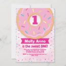 Search for doughnut 1st birthday invitations Doughnut grow up