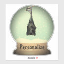 Search for flying bat stickers Black