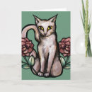 Search for vintage cat art cards White