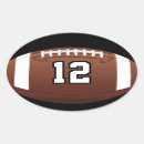 Search for football number stickers Quarterback