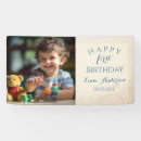 Search for teddy bear birthday banners Blue