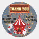 Search for modern circus stickers Carnival