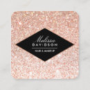 Search for glamour business cards Hair stylist