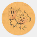Search for vintage halloween stickers Thanksgiving