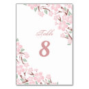 Search for cherry blossom wedding table cards Floral