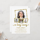 Search for gold funeral invitations Modern