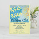 Search for splash bash invitations Colourful
