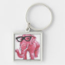 Search for pink elephant key rings Animal