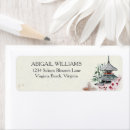 Search for japanese cherry blossom return address labels Oriental