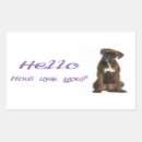 Search for hi and hello stickers Dog