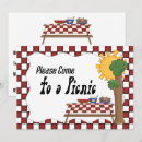 Search for red and white checkered invitations Fun