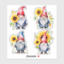 Search for garden gnome stickers Floral