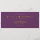 Search for eggplant wedding invitations Gold