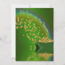 Search for irish rainbow invitations Green