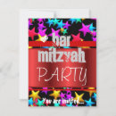 Search for party bar bat mitzvah invitations Gold