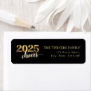 Search for new years eve return address labels Celebration