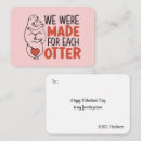 Search for otter valentines day cards Classroom valentine