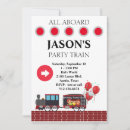 Search for train invitations Boy