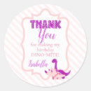 Search for pink dinosaur stickers Triceratops