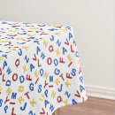 Search for novelty tablecloths Red