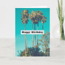 Search for tropical birthday cards Palm trees