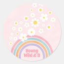Search for wild one birthday stickers Rainbow