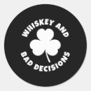 Search for whiskey stickers St patricks day