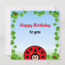 Search for ladybug birthday cards Modern