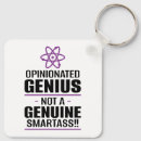 Search for genius key rings Funny