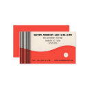 Search for avant garde business cards Professional