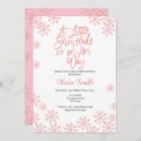 Search for pink winter wonderland invitations Modern