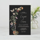 Search for wild flowers wedding invitations Bohemian