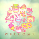 Search for bakery window decals Cake