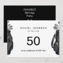 Search for golf 5x7 birthday invitations Black