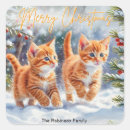 Search for cat kitten stickers Merry christmas
